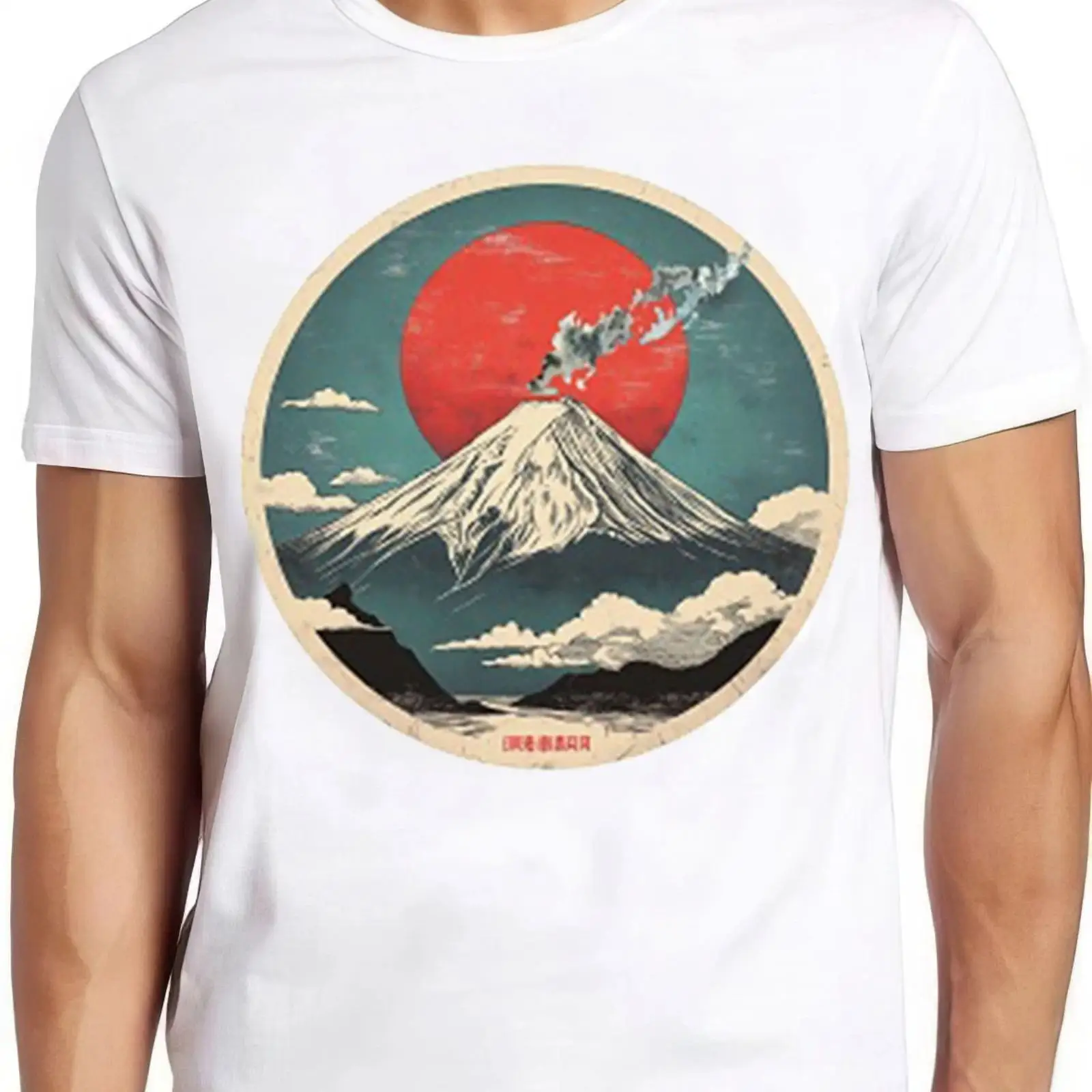 Vintage Fashion Tokyo - Футболка Fuji с изображением горы Сан-Маунт,