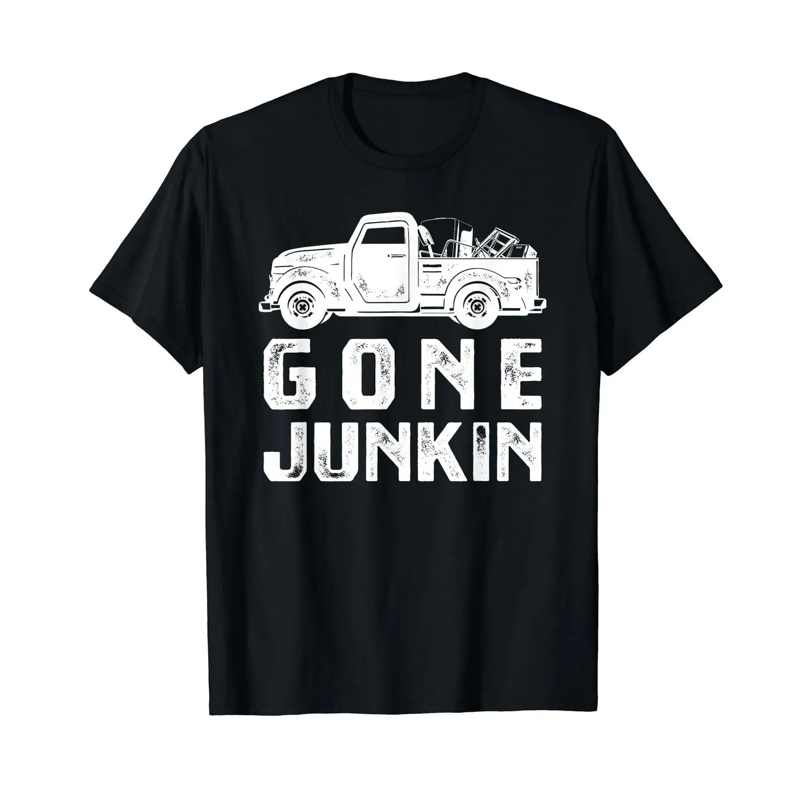 Thrift Vintage Fashion Usa - Забавная футболка Funny Junker Gone Junkin