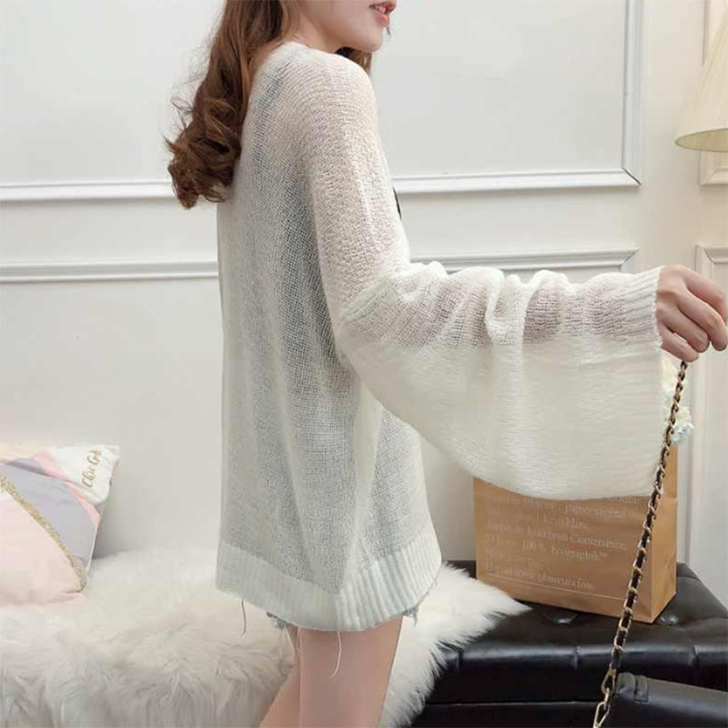 Весенне-осенний прозрачный вяз – обзор и цена Crop Cardigan Vintage