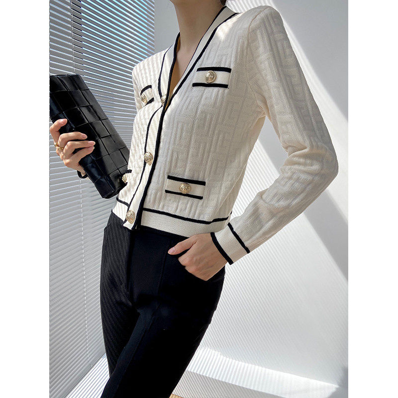 Весенне-осенний новый модный с – обзор и цена Crop Cardigan Vintage