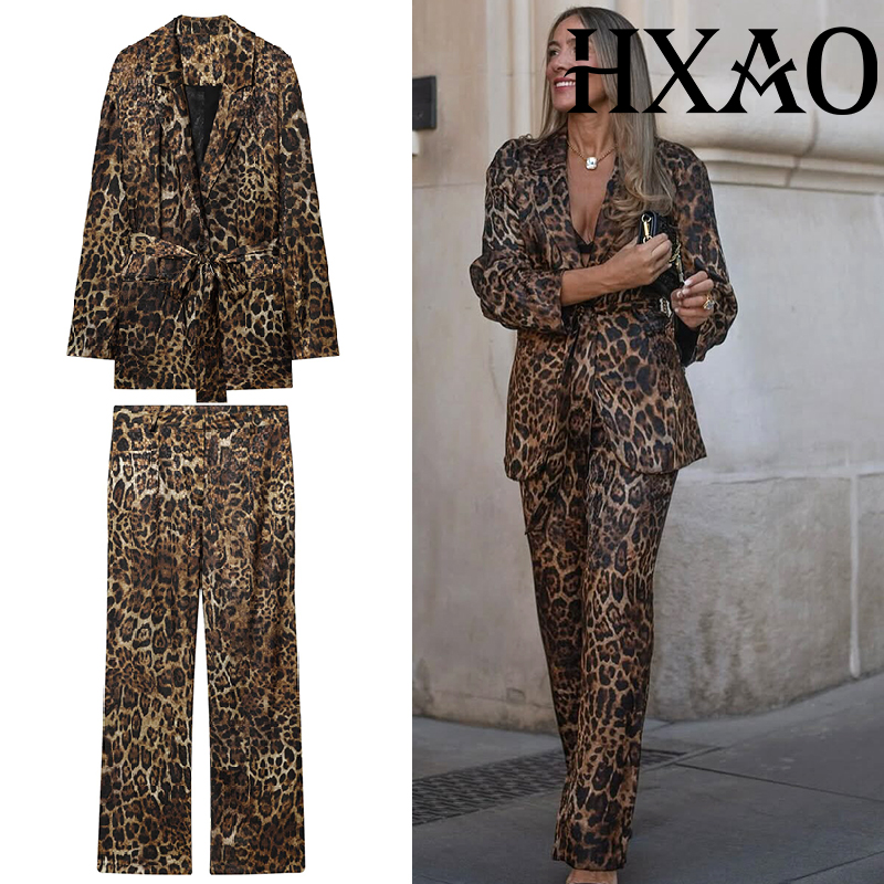 HXAO Леопардовые брюки Комплек – обзор и цена Vintage Fashion Jacket