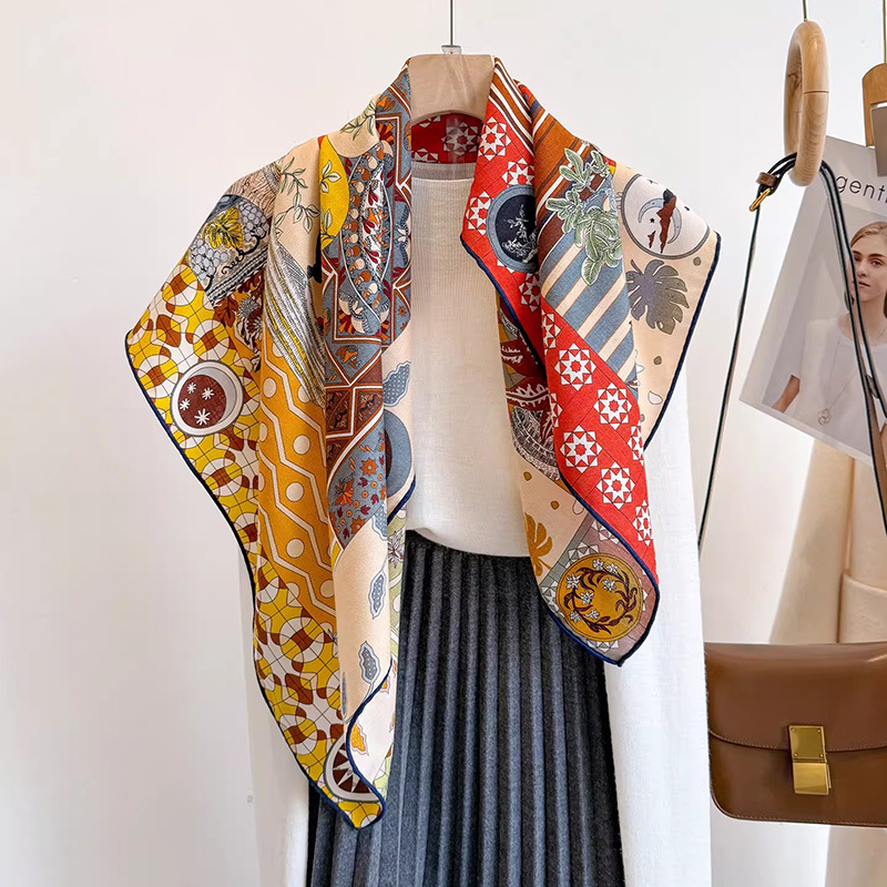 Шарф из 30% шелка тутового шел – обзор и цена Vintage Fashion Collage