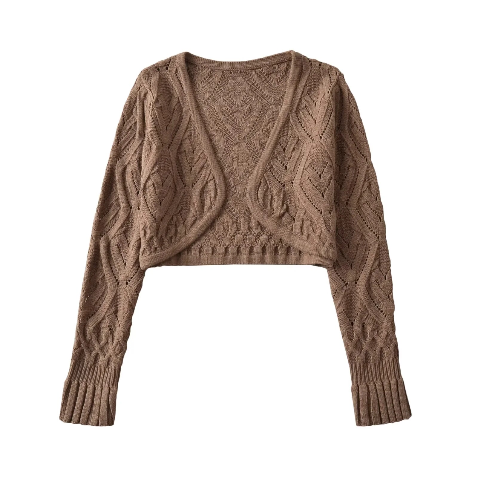 Женский черный укороченный топ – обзор и цена Crop Cardigan Vintage