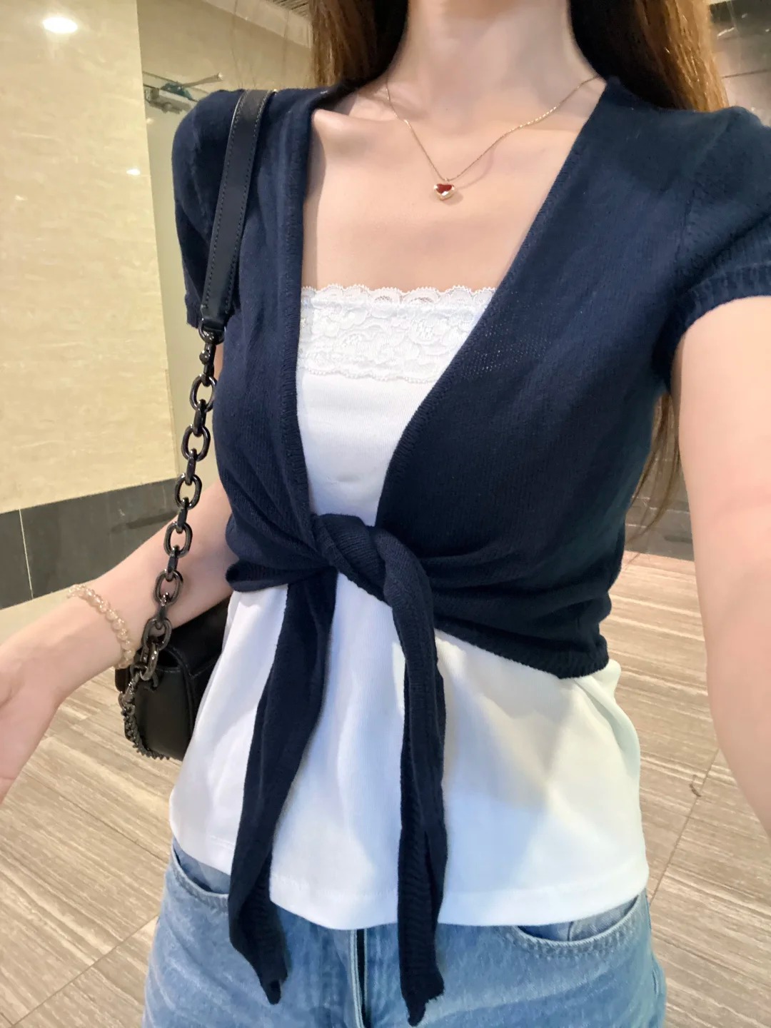 Новый женский укороченный кард – обзор и цена Crop Cardigan Vintage