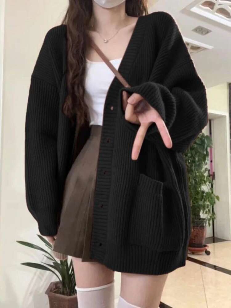 Свободный кардиган, женский вя – обзор и цена Crop Cardigan Vintage